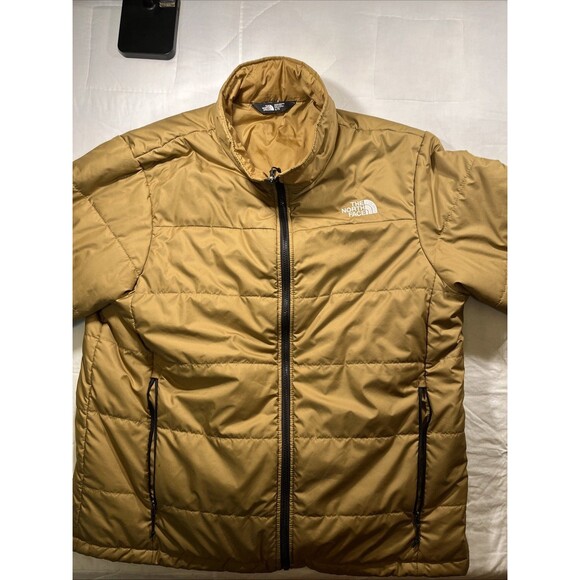 The NORTH FACE MEN'S BOMBAY JACKET NF0A3327 Poly Insulated Brown sz XL Jacket - Picture 1 of 4